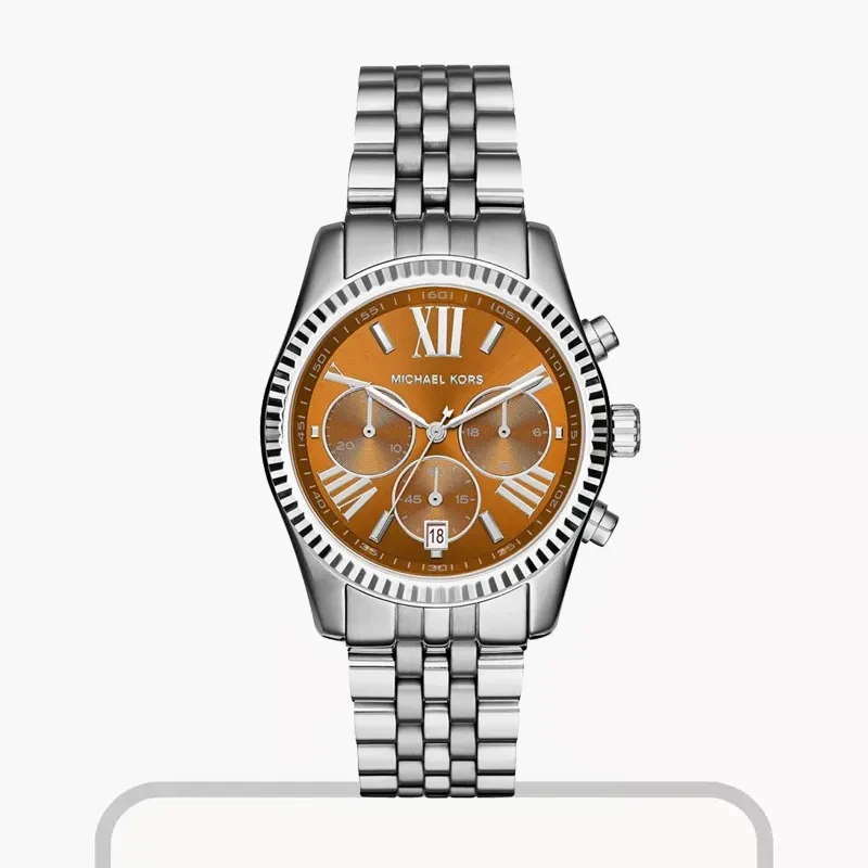 Michael Kors Lexington Chronograph Brown Dial Ladies Watch- MK6221